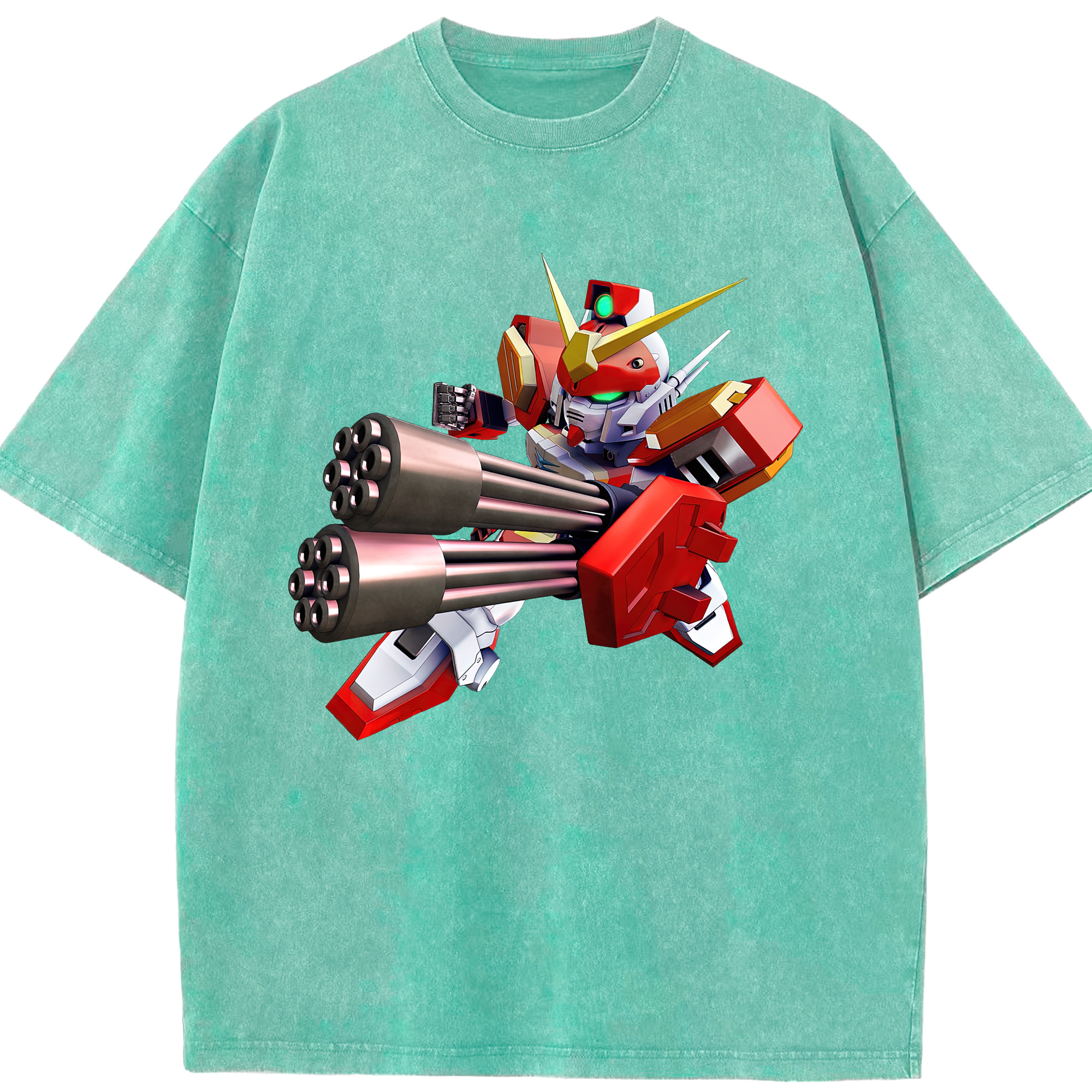 （画像用） 機動戦士ガンダム Mobile Suit Gundam 綿100% ヴィンテージ風 半袖Tシャツ（フロントプリント）